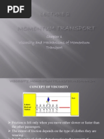 Viscosity and Mechanisms of Momentum Transport