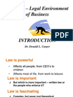 Introduction To Law