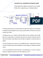 Contador de 0 A 9 Con Display de 7 Segmentos de Ánodo Común