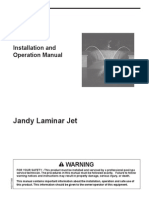 Jandy Laminar Jet: Installation and Operation Manual