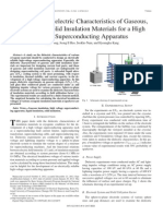 Study On The Dielectric Characteristics of Gaseous, Liquid, and Solid Insulation Materials For A High Voltage Superconducting Apparatus