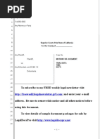 Sample California Motion For Judgment Pursuant To Code of Civil Procedure Section 631.8