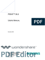 PSSE30 USERSManual