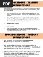 Spaced Learning Session 3 Nutrition Enzymes and Breathing