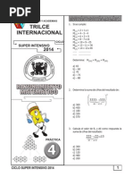 Práctica #04 - Inducción y Deducción Matemática TRILCE