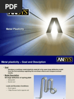 Metal Plasticity