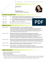 CV Sandra Gonzalez PDF