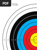 FITA 40cm Archery Target