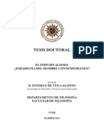 Tesis Doctoral Individualismo