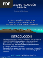 Reducción Directa