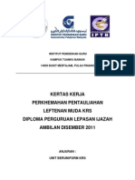 Kertas Kerja Perkhemahan KRS - Dpli