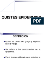 Quistes Epidermico