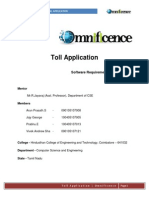 Toll Application in Android SRS