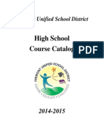 FUSD Senior High Course Catalog 2014-2015