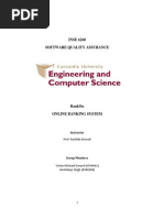 INSE 6260 Software Quality Assurance: Prof. Rachida Dssouli