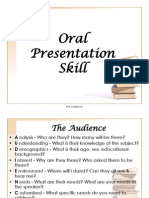 Oral Presentation Skill