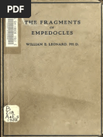 The Fragments of Empedocles