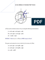 Spherical Unit Vectors