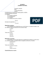 Unidad II Algebra Vectorial