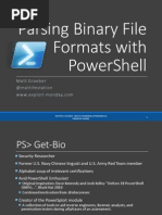 Parsing Binary File Formats With PowerShell