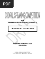 Rules and Guidelines: FOR Primary and Secondary Schools