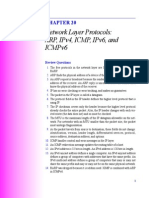 Network Layer Protocols: Arp, Ipv4, Icmp, Ipv6, and Icmpv6: Review Questions