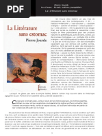 La Litterature Sans Estomac