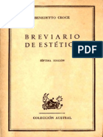 Croce, Benedetto - Brevario de Estetica PDF