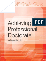 Nancy-Jane Lee - Achieving Your Professional Doctorate