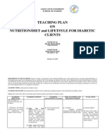 Teaching Plan - DIABETIC DIET