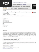 An Investigation of Cracking Causes in An Outlet RTJ Flange in ISOMAX Unit