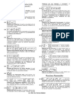 Formulario y Ejercicios Teoría de Exponentes - 4to Sec