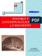 Tema 1. Historia y Conceptualizacion de La Psicopatia