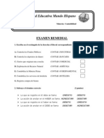 Examen Remedial Contabilidad