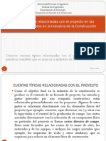 1.18 Cuentas Típicas Relacionadas Con El Proyecto