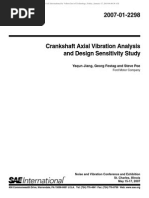 Crankshaft Axial Vibration Analysis