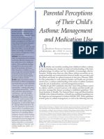 Parental Perceptions of Their Child's Asthma: Management and Medication Use