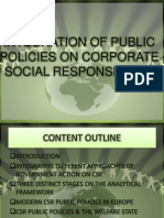 Integration of Public Policies On CSR