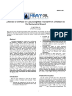 A Review of Methods For Calculating Heat Transfer From A Wellbore