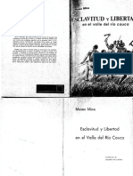 Mateo Mina Esclavitud y Libertad en El Valle Del Rio Cauca