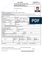 Form 6: / To, / The Electoral Registration Officer