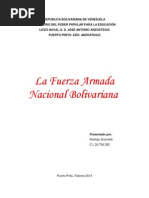 La Fuerza Armada Nacional Bolivariana