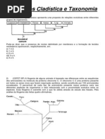 Exercícios Cladística - Taxonomia