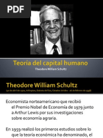 Teoría Del Capital Humano - Schultz