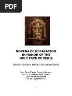 Third Day: Novena of Reparation in Honor of The Holy Face of Jesus