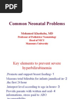  Common Neonatal Problems