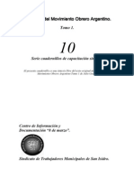 1.10-Historia Del Movimiento Obrero Argentino-Tomo 1 (Stmsi-2005)