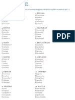 Antónimos, Sinonimos, Analogias