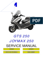 SYM JOYMAX GTS RV 250 Service Manual