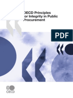 Oecd Principle For Integrity in Public Procurement